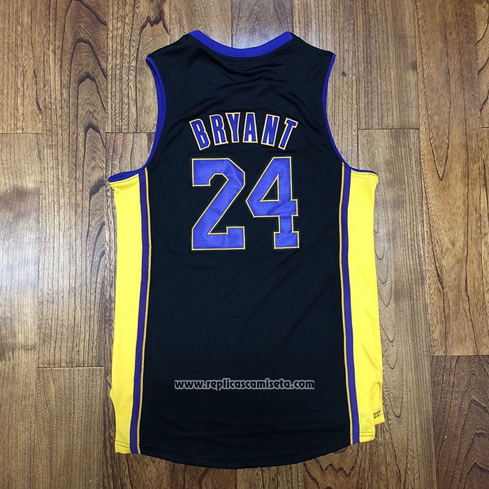 Camiseta Los Angeles Lakers Kobe Bryant #24 2017-18 Negro